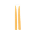 A pair of Will Scarlet pure beeswax standard dining candles. Traditionally hand dipped.