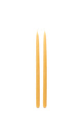 A pair of Maid Marian beeswax [Extra Long] dining candles. Traditionally hand dipped.