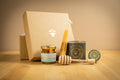 The Noble Bee mini hamper box.