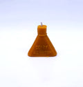 Beeswax Victorian Bottle Candle. Derby INK.
