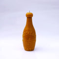 Pure Beeswax Victorian Bottle Candle. BROOKE AND CO BATH ~ Beer Bottle.