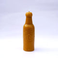 Pure Beeswax Victorian Bottle Candle. J.B. BOWLER ~ Beer Bottle.