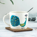 Peacock cup