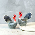 Ceramic Turkey Salt and Pepper Shakers.